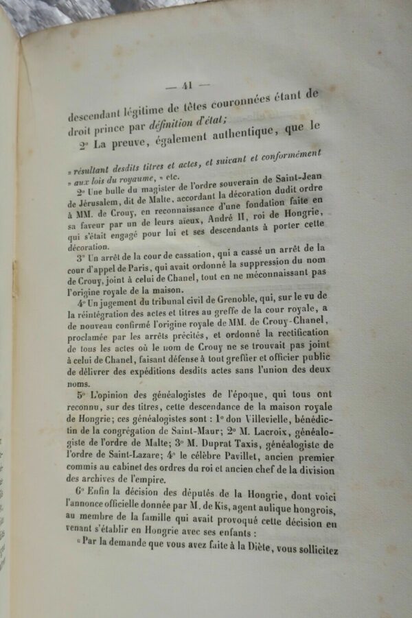 noblesse et les titres nobiliaires dans les sociétés chrétiennes 1857 – Image 4