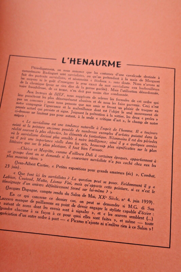 surréaliste Bief Jonction surréaliste n° 1 à 12 1958 – Image 14