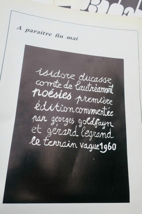 surréaliste Bief Jonction surréaliste n° 1 à 12 1958 – Image 3