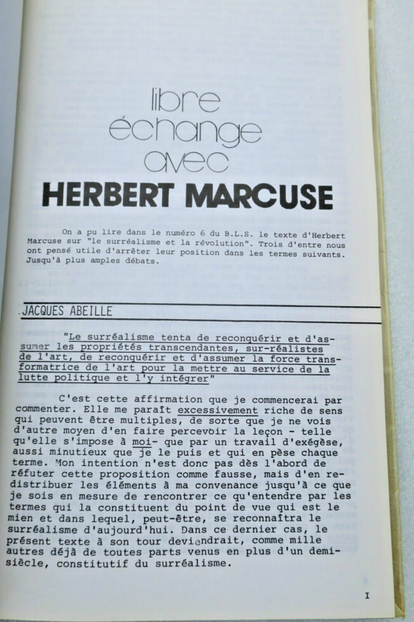 surréaliste Bounoure Bulletin De Liaison Surréaliste 1973 – Image 7