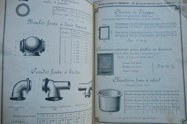 tolerie cuivrerie et fontes établissements Renaud tarif général 1929 – Image 5