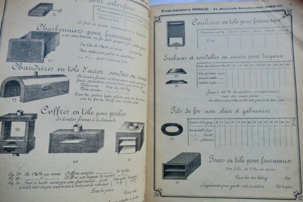 tolerie cuivrerie et fontes établissements Renaud tarif général 1929 – Image 9