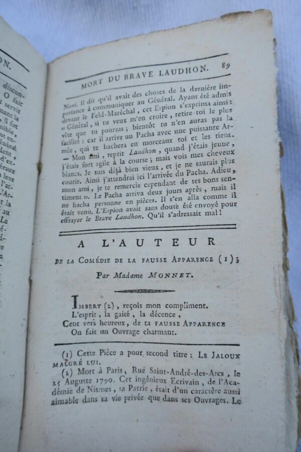 ALMANACH Almanach littéraire, ou Etrennes d'Apollon 1791 – Image 6