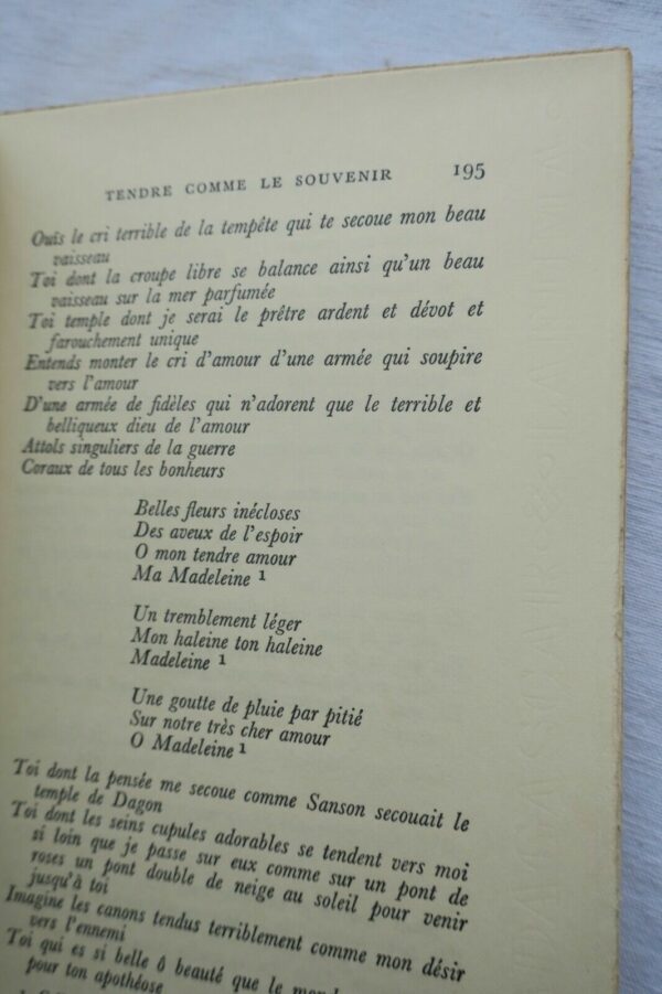 APOLLINAIRE  Tendre comme le souvenir, H. C. / Madagascar – Image 8