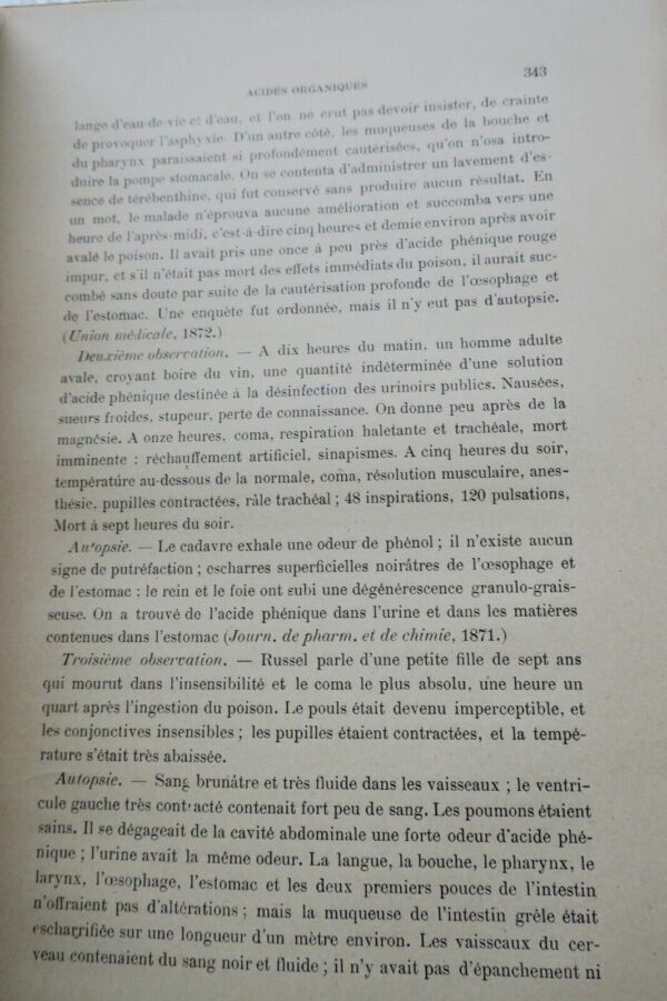 Acides organiques historique, propriétés chimiques & physiques extraction..1895 – Image 3