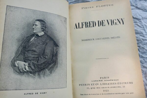 Alfred de Vigny nombreux documents inédits  + dédicace – Image 4