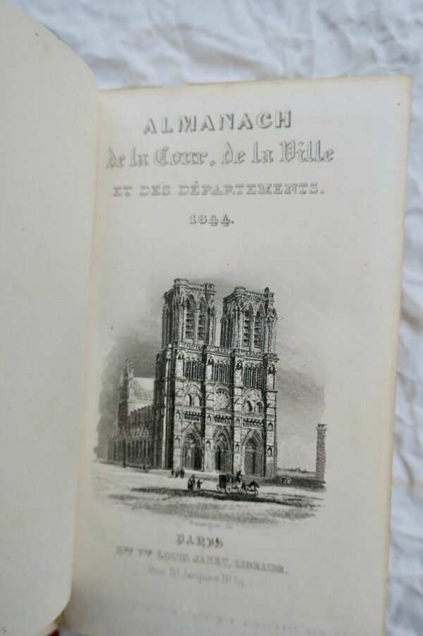 Almanach de la Cour, de la Ville et des Départements 1844 – Image 3