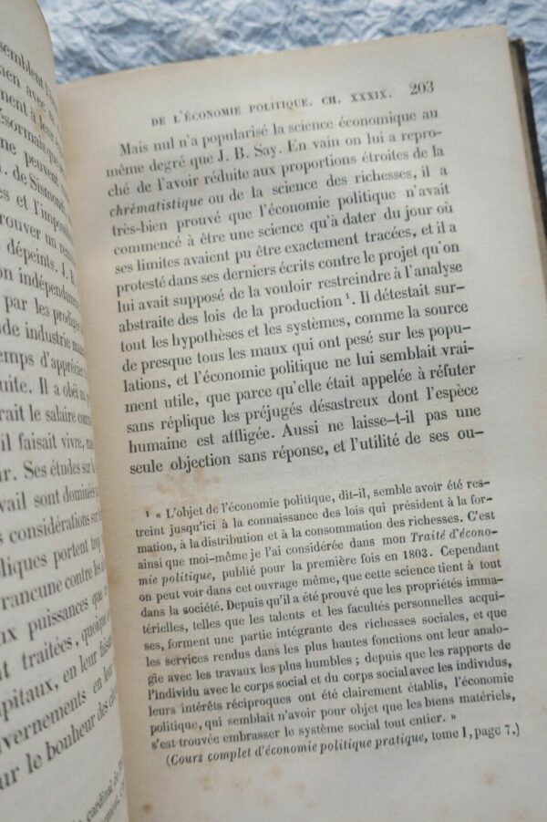 BLANQUI Histoire de l'économie politique en Europe depuis les anciens jusqu'... – Image 8