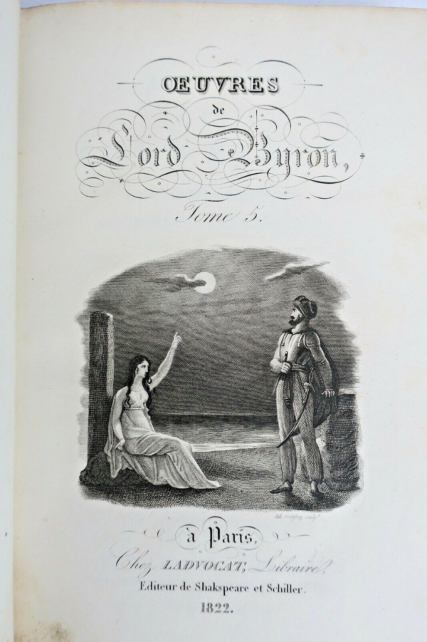 BYRON LORD OEUVRES DE LORD BYRON 1822 – Image 4