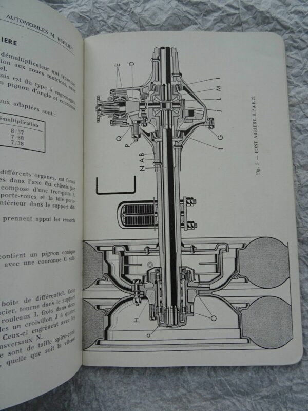 Berliet chassis berliet 3 tonnes de charge utile Type VDAn Notice d'entretien – Image 7