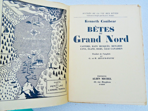 Bêtes du Grand Nord. Castors, Rats musqués, Renards, Lynx, Elan, ours, geai