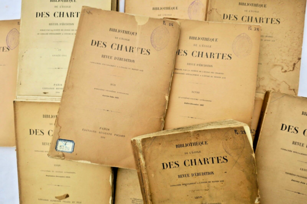 Bibliothèque de l'école des Chartes. Revue d'érudition 1911- 1919