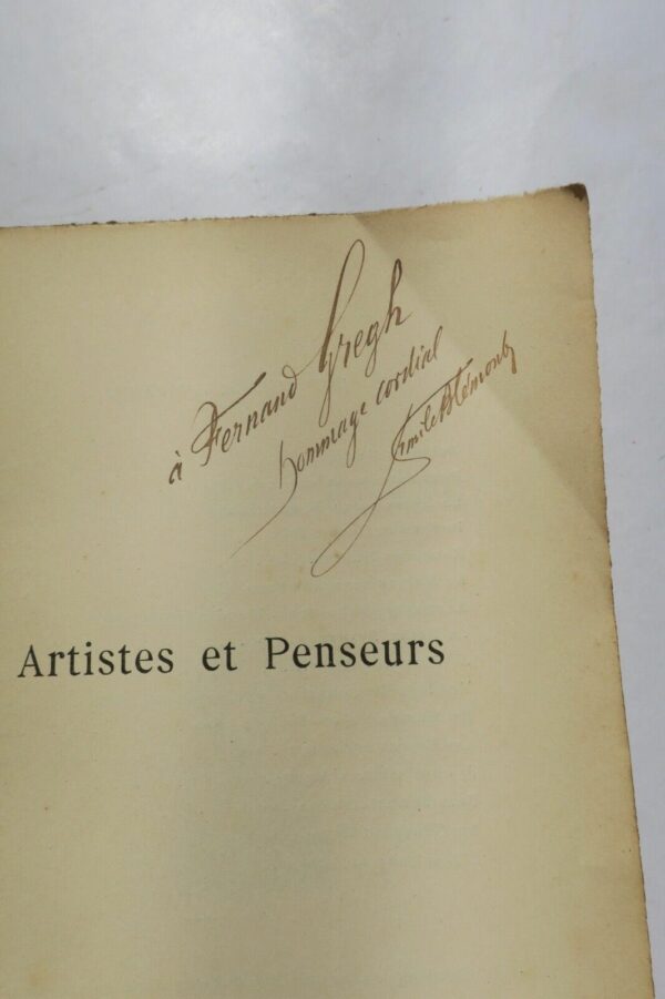 Blémont, Émile (1839-1927) Artistes et penseurs + dédicace – Image 3