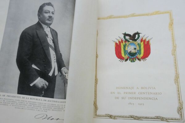 Bolivia en el primer centenario de su independencia 1925 BOLIVIE – Image 4