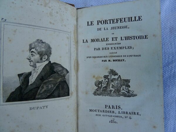 Bouilly LE PORTEFEUILLE DE LA JEUNESSE OU LA MORALE DE L'HISTOIRE 1830 – Image 6