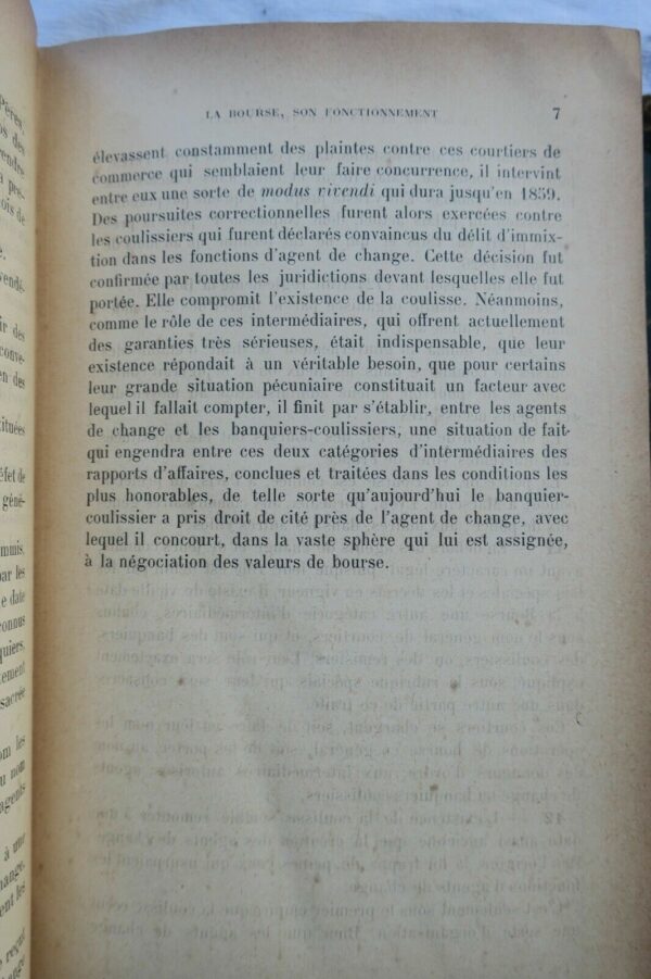 Bourse La bourse et ses opérations légales 1907 – Image 6