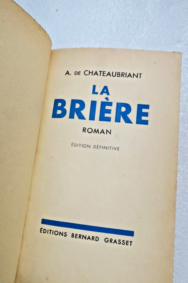 CHATEAUBRIANT LA BRIERE GRASSET 1933 – Image 3