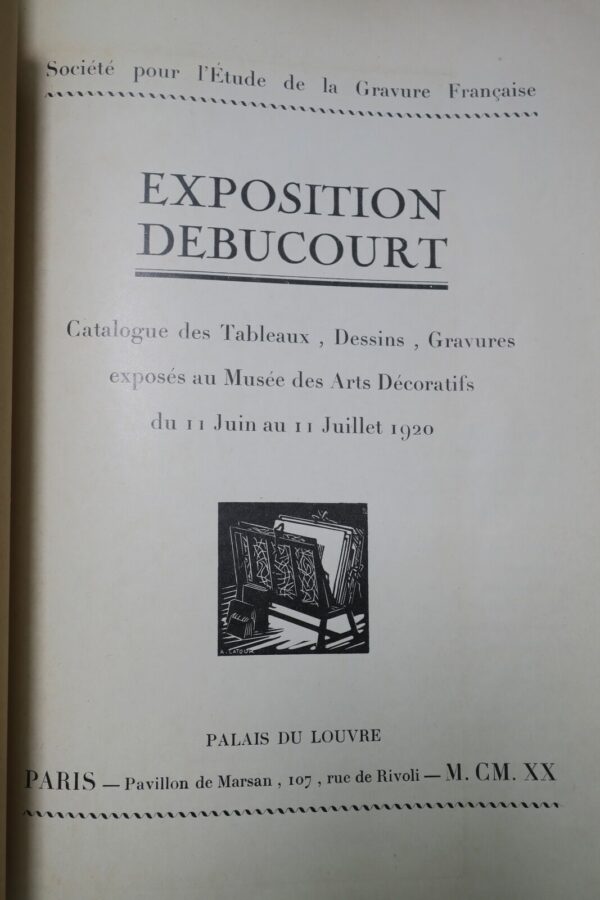 Catalogue d'Exposition Palais du Louvre 1920