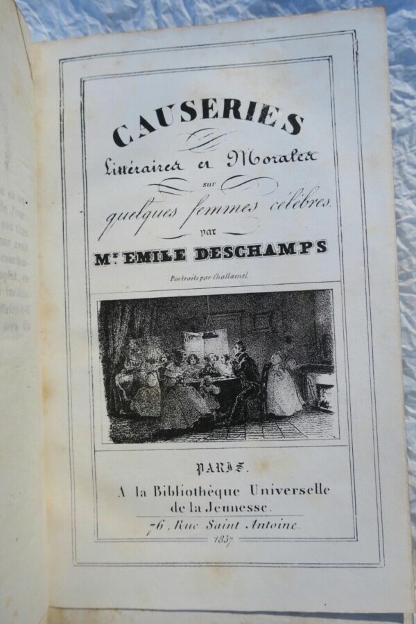 Causeries littéraires et morales sur quelques Femmes célèbres :1837 – Image 4