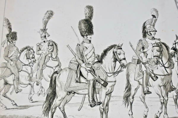 Cavalerie impériale française 39 x 57 cm – Image 4