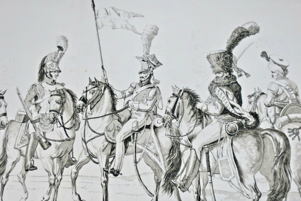 Cavalerie impériale française 39 x 57 cm