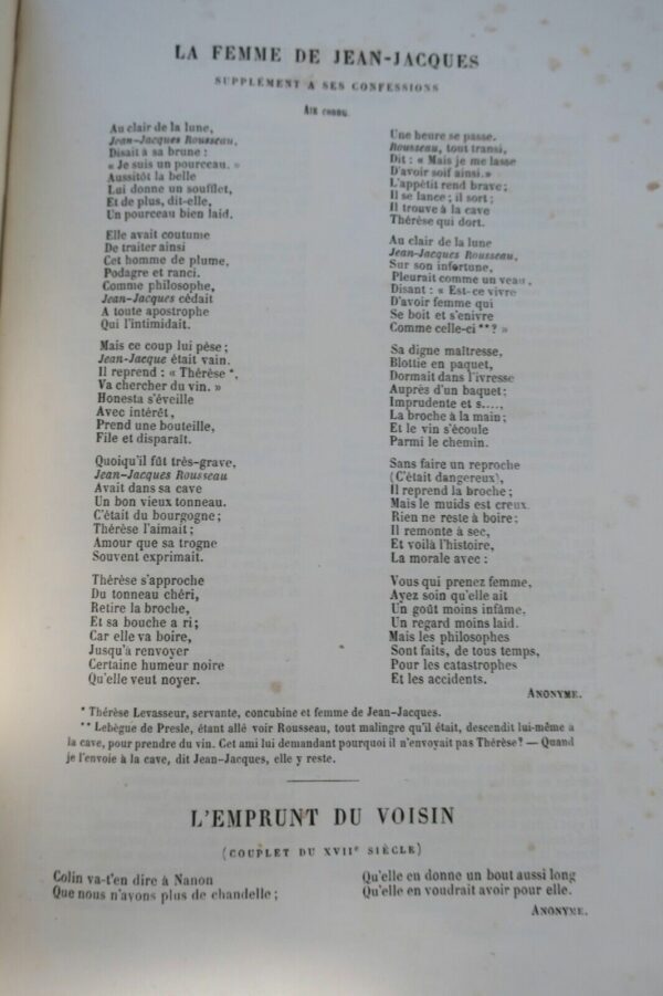 Chants et chansons populaires de la France 1854 – Image 6