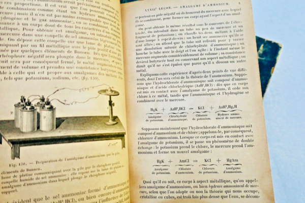 Chimie Malaguti Leçons élémentaires de chimie 1868