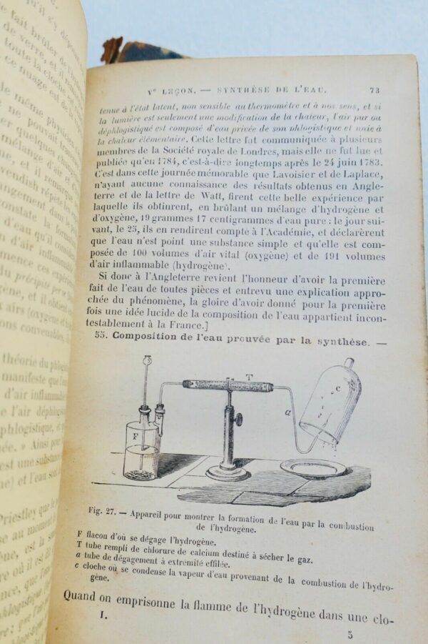 Chimie Malaguti Leçons élémentaires de chimie 1868 – Image 10