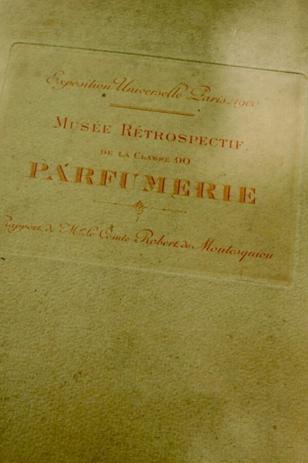 Comte Robert de Montesquiou Parfumerie exposition universelle 1900 – Image 3