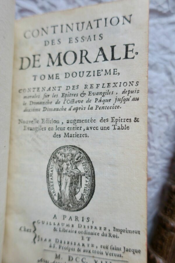 Continuation des Essais de Morale. Contenant des reflexions morales ..1713 – Image 7