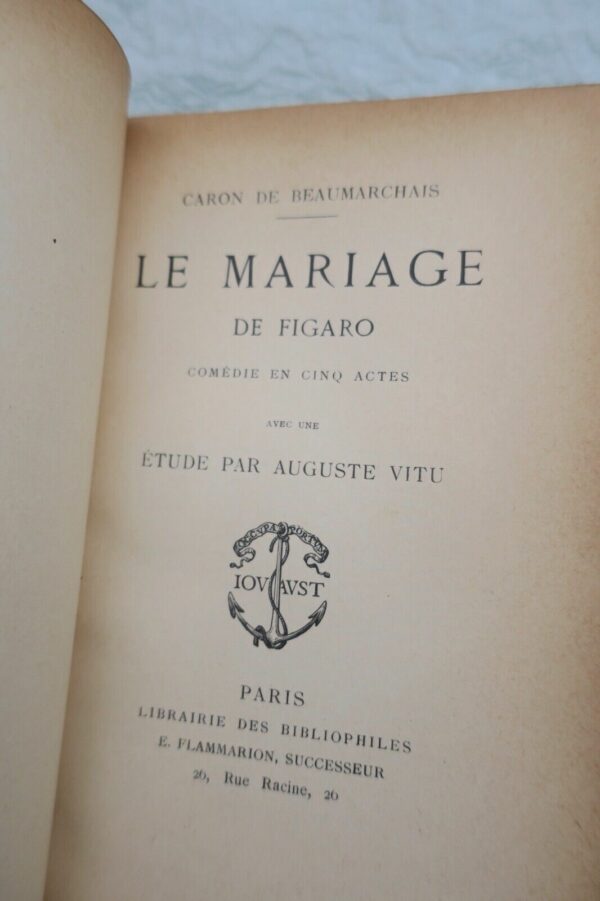 DE BEAUMARCHAIS CARON LE MARIAGE DE FIGARO – Image 4