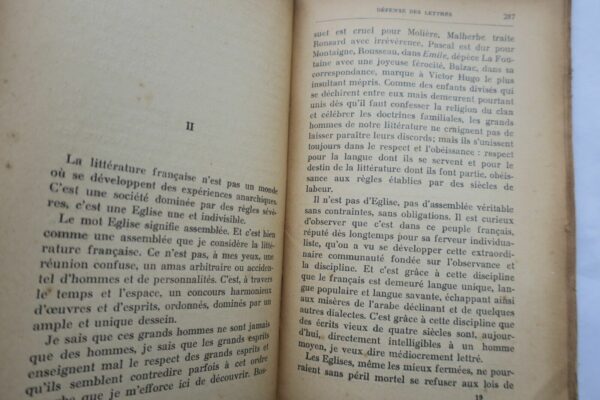 DUHAMEL GEORGES DEFENSE DES LETTRES - BIOLOGIE DE MON METIER + dédicace – Image 8