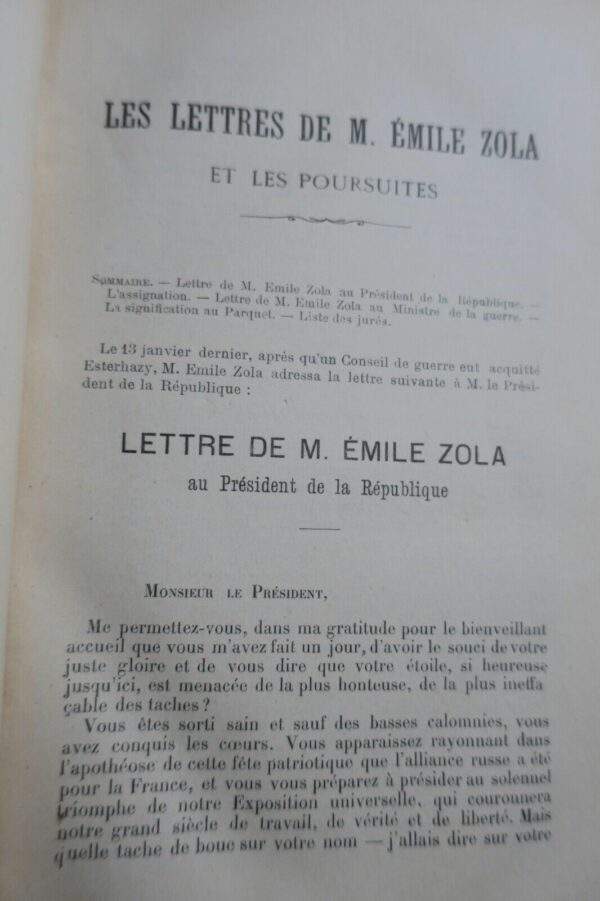 Dreyfus procès Zola devant la Cour d'Assises de la Seine et la Cour de Cassation – Image 10