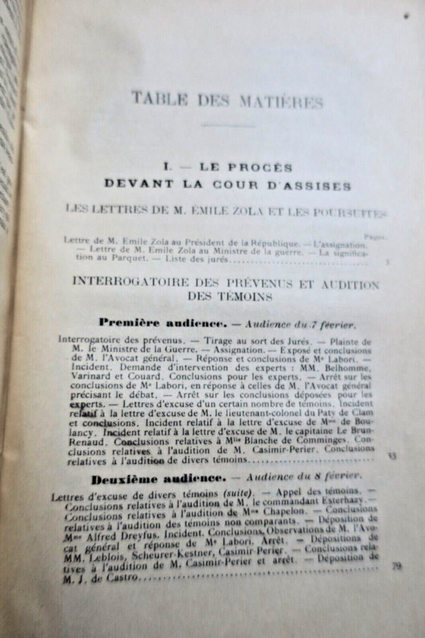 Dreyfus procès Zola devant la Cour d'Assises de la Seine et la Cour de Cassation – Image 3