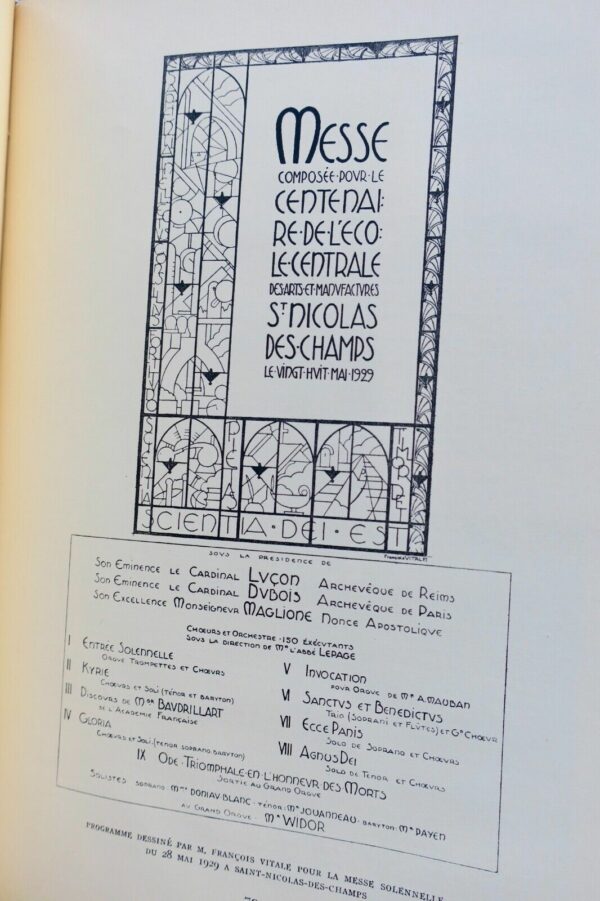 ECOLE CENTRALE DES ARTS ET MANUFACTURES Cent ans de la vie de l'école 1829-1929 – Image 6