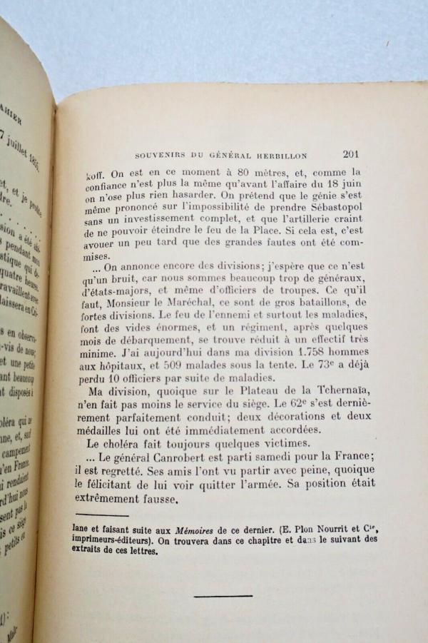 Empire  HERBILLON Quelques pages d'un vieux cahier. Souvenirs du général – Image 4