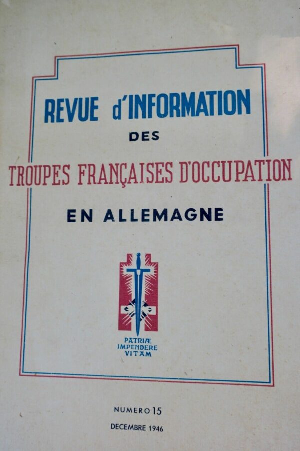 FFA Revue d'information des troupes françaises d'occupation en Allemagne 1946