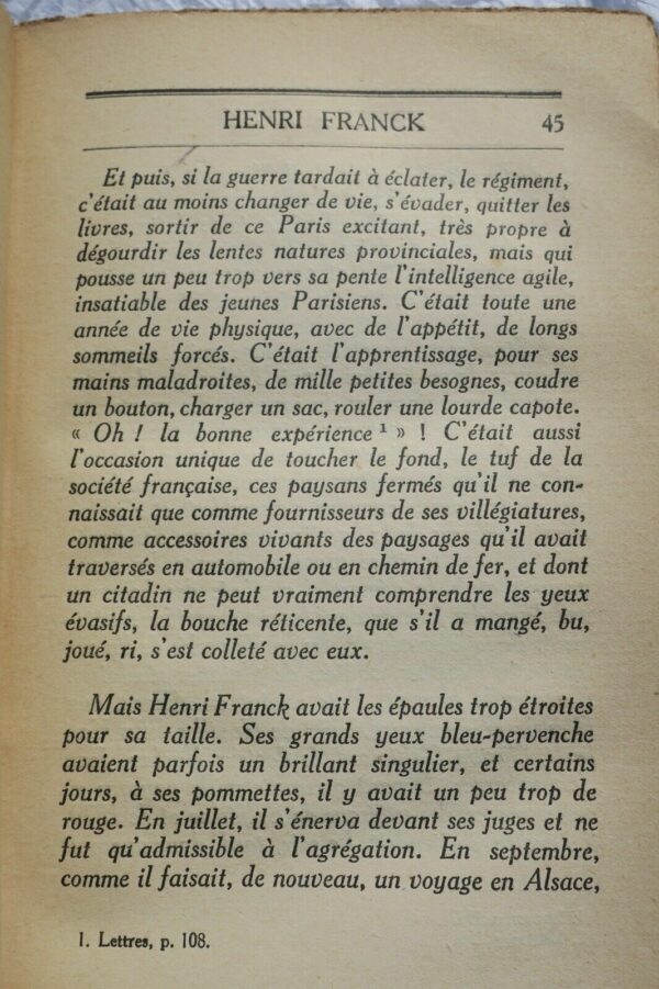 FRANCK HENRI LETTRES A QUELQUES AMIS + dédicace – Image 7