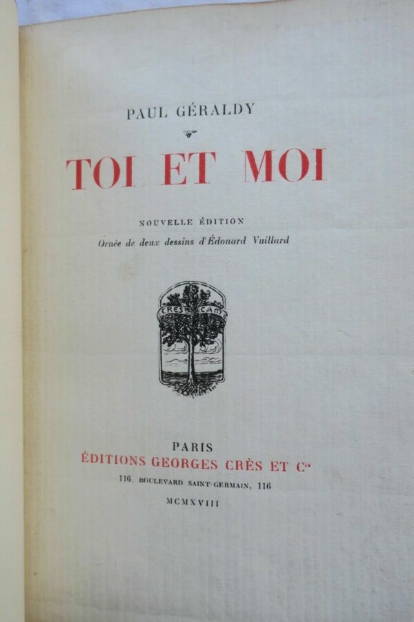 GÉRALDY TOI ET MOI dessins de Vuillard – Image 4