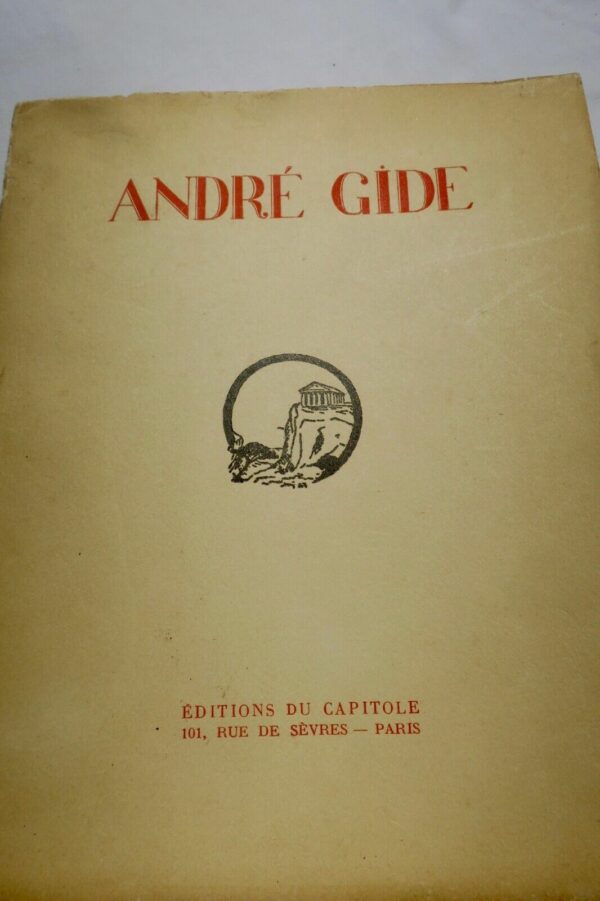 GIDE Hommage à André Gide 1928 – Image 3