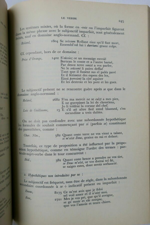 Grammaire de l'ancien Français: morphologie - syntaxe 1976 – Image 3