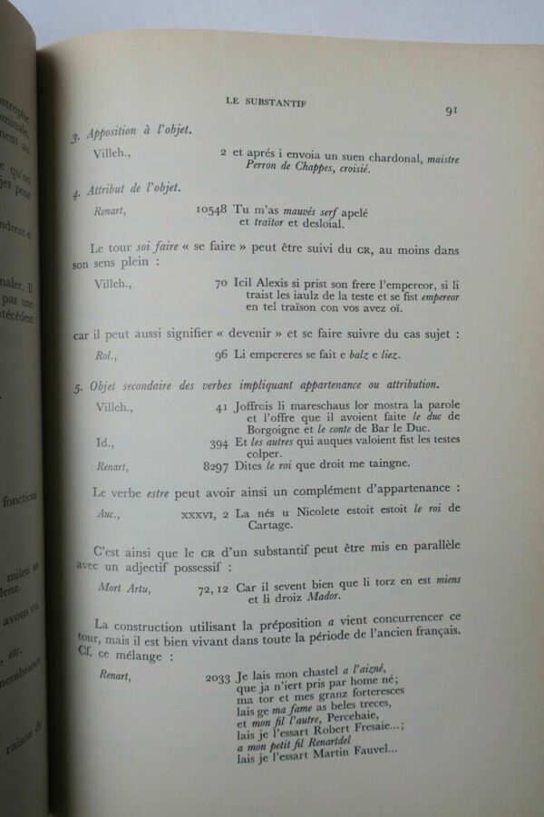 Grammaire de l'ancien Français: morphologie - syntaxe 1976 – Image 5