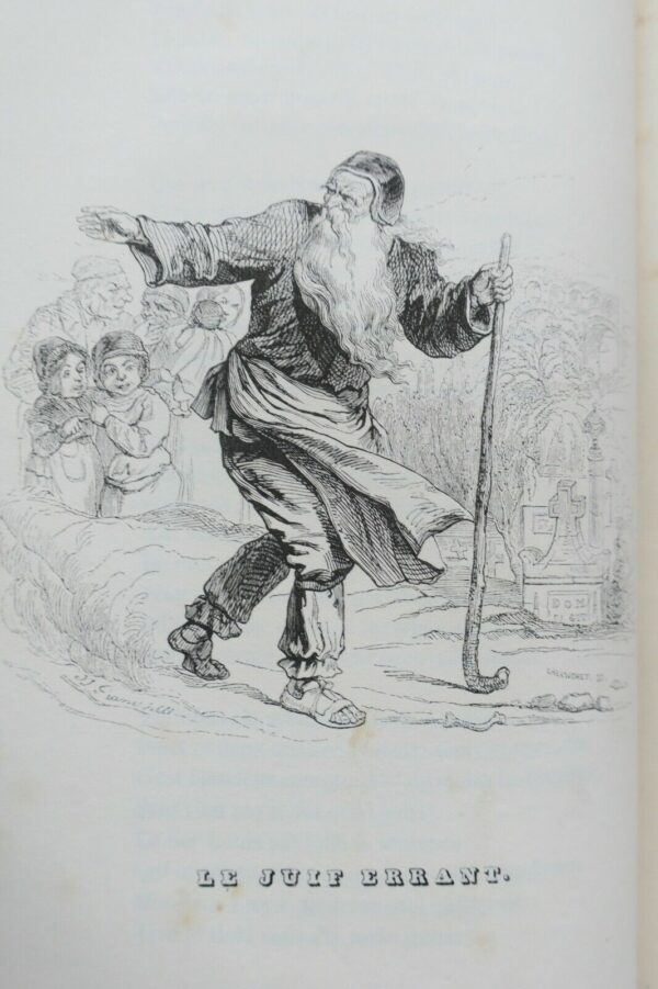 Grandville  Beranger. Nouvelle édition illustrée  par Grandville 1839