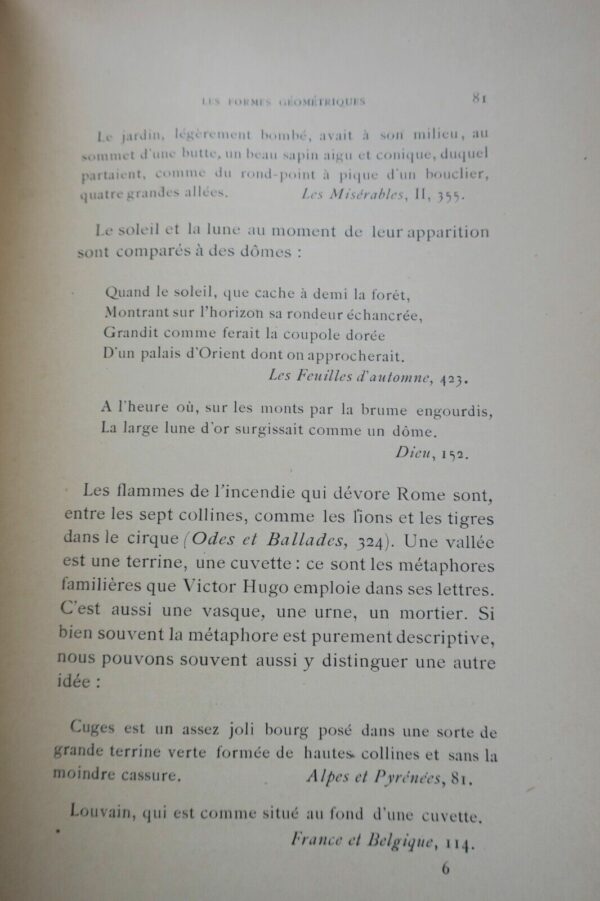 HUGO LE SENS DE LA FORME DANS LES METAPHORES DE VICTOR HUGO  + dédicace – Image 6