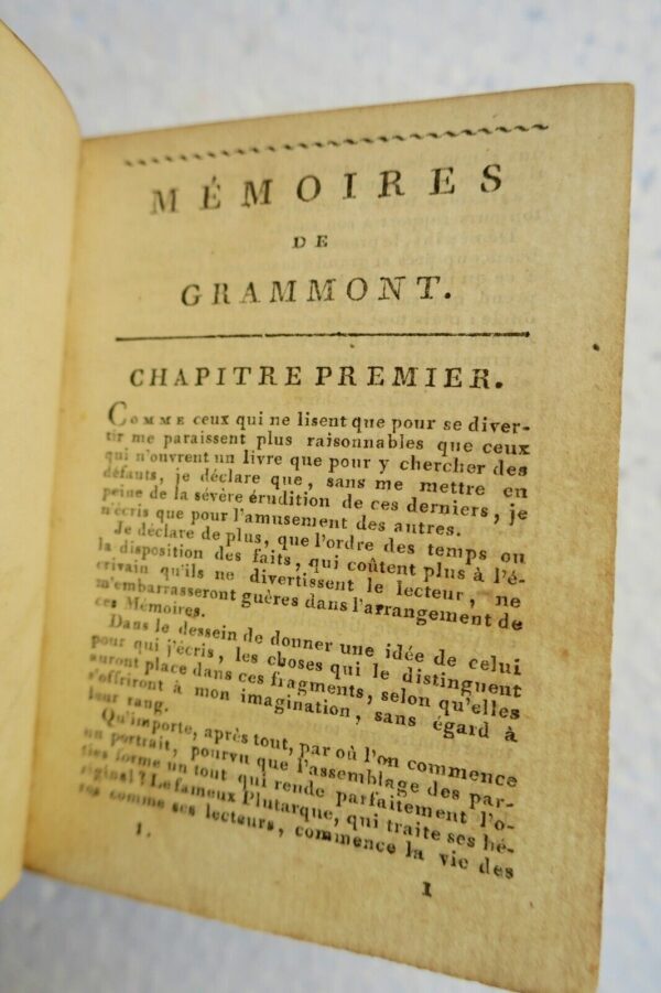 Hamilton, Mémoires du comte de Grammont 1802 MINI – Image 5