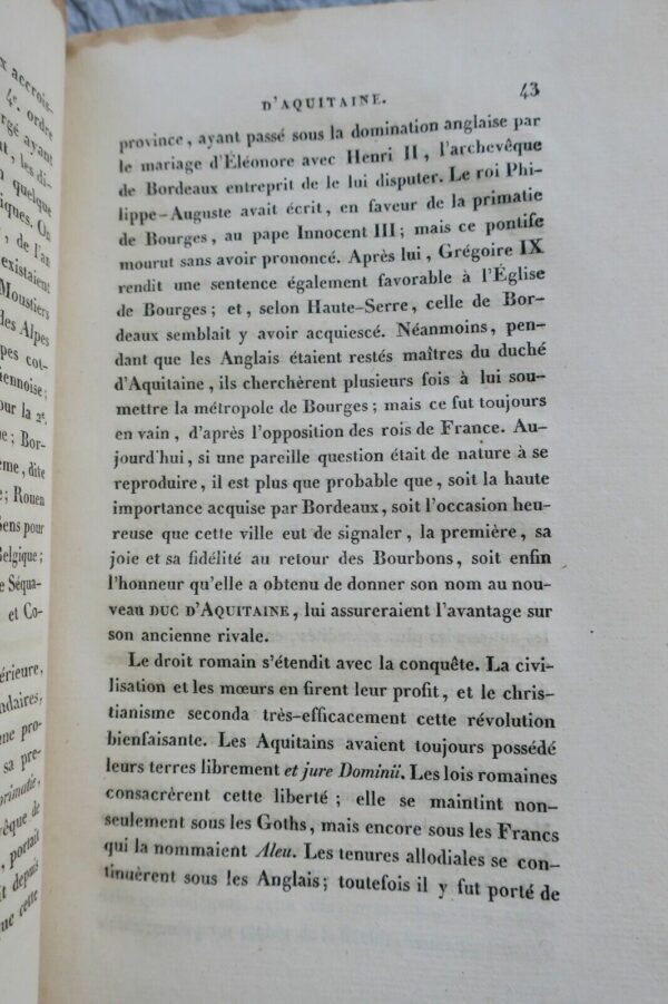 Histoire politique et statistique de l'Aquitaine... 1822 – Image 5