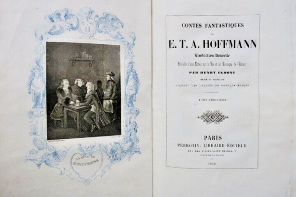 Hoffmann Contes fantastiques 1840