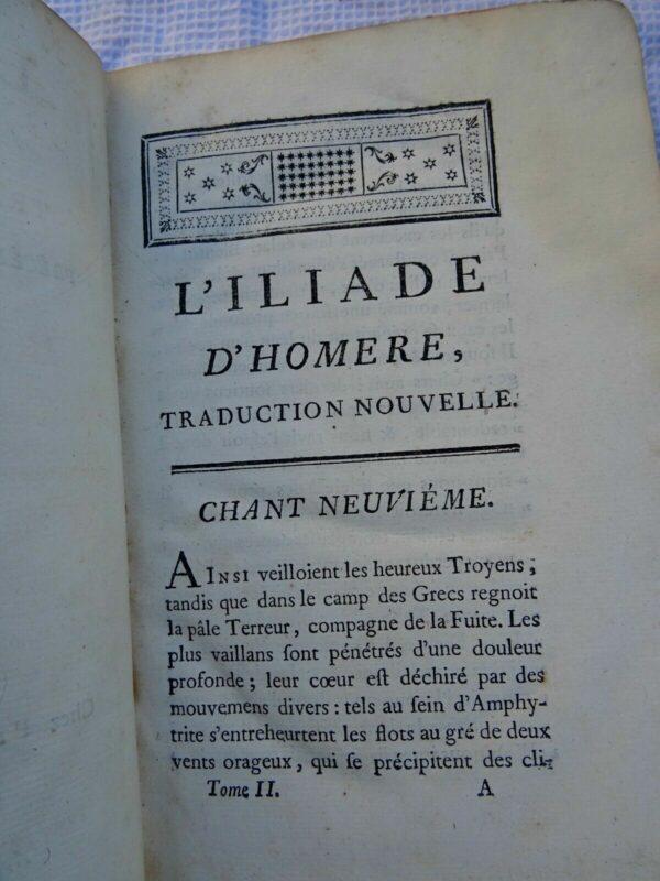 Homère Bitaube L'Iliade d'Homere 1764 – Image 6