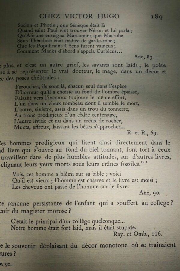 Hugo  L'Esprit dans les oeuvres poétiques de Victor Hugo 1911 – Image 5