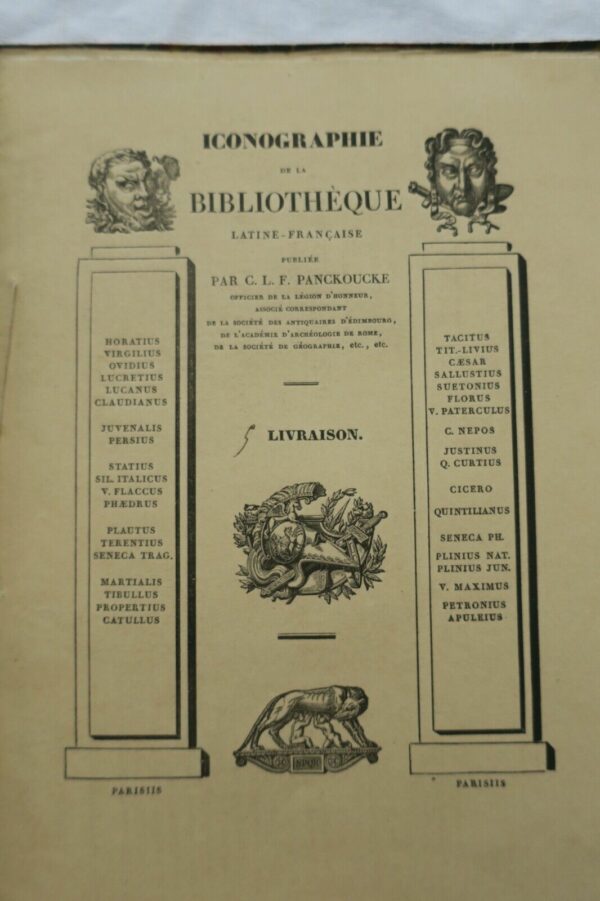 Iconographie de la bibliothèque Latine-Française 1835 – Image 6